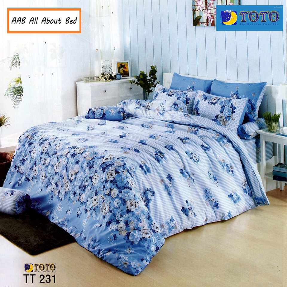 TOTO ผ้านวม 8ฟุต(90”x97”) ♥ห่ม②คน/เตียง 5ฟุต,6ฟุต♥ โตโต้ แท้ (ไม่รวมผ้าปู) หลับเต็มตื่น โตโต้ TT231