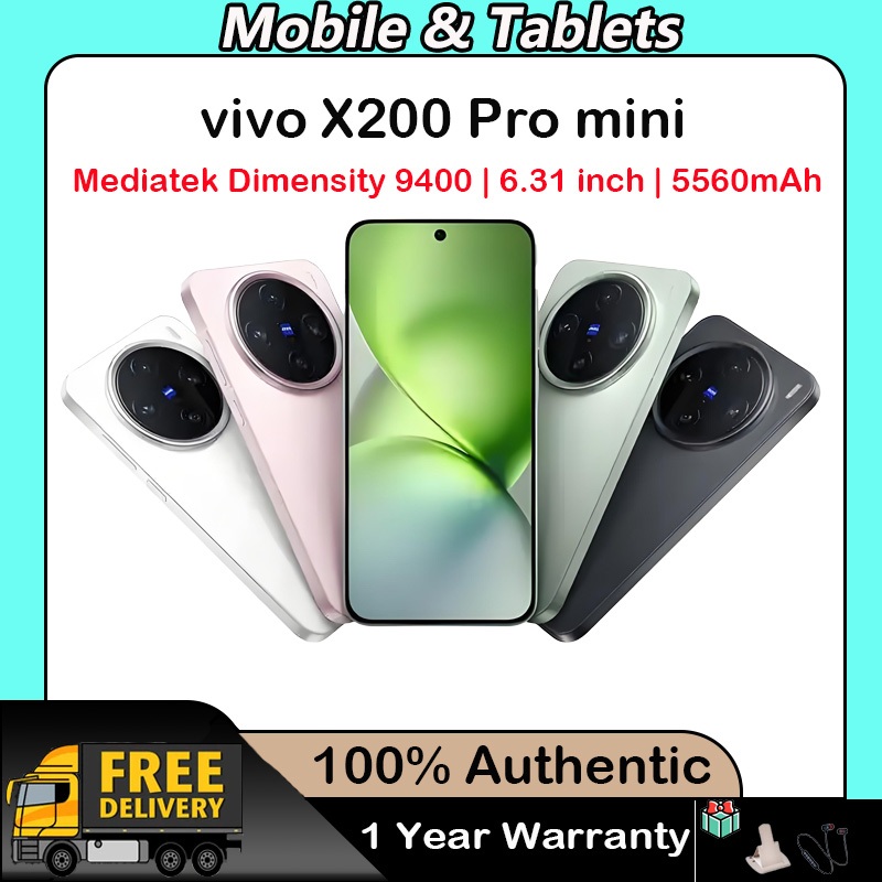 Vivo X200 Pro Mini (Support Google Play & Thai) Dimensity 9400 6.31 inch AMOLED 5560mAh 90W