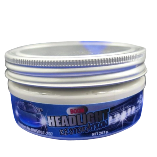 BOOM HEADLIGHT RESTORATION NET  ครีมขัดไฟหน้ารถบูม