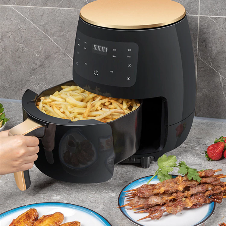 D0168 Air Fryer หม้อทอดไร้น้ำมัน 6 ลิตร ปรับอุณหภูมิได้ ใช้งานง่าย ฟังก์ชั่นครบ ดีไซน์สวยทันสมัย thumbnail 4