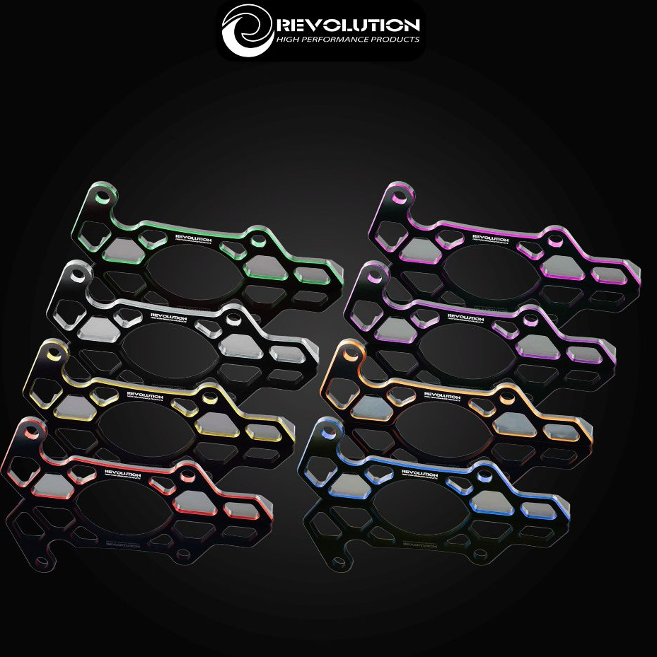 ตัวประคองสายเบรคหลัง CNC ทูโทน REVOLUTION GIORNO+/LEAD-125/PCX-160 STD/CLICK-160