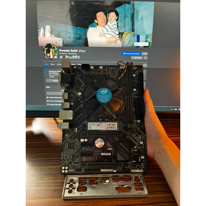 i5-9400F + MB B360M + SSD M.2 250GB มือสอง