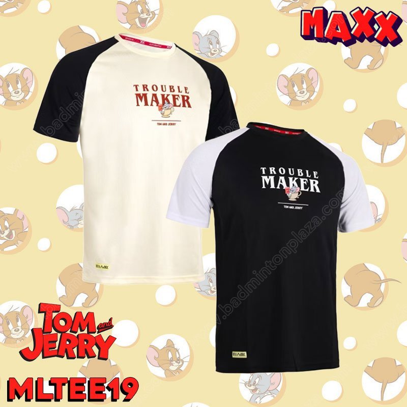 【 ของแท้ % 】เสื้อกีฬา MAXX x TOM and JERRY Collection TEE19 (MLTEE19)