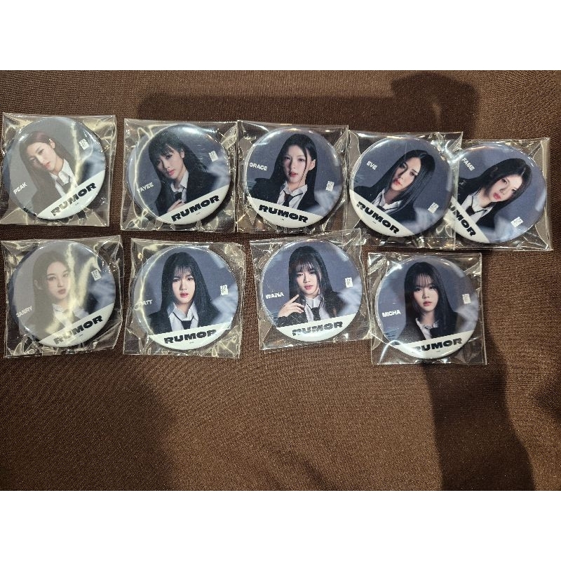 เข็มกลัด Bnk48 Single Rumor มีเก็บปลาย