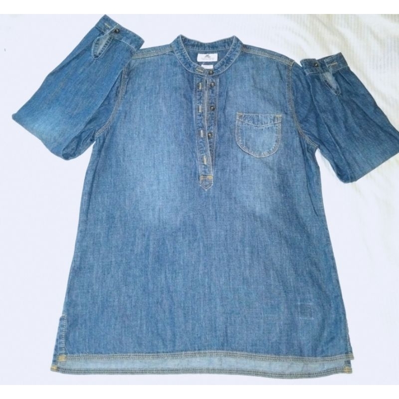 เสื้อ Mc แท้รุ่น  Classic Fit ยีนส์ สีน้ำเงินแขนยาว