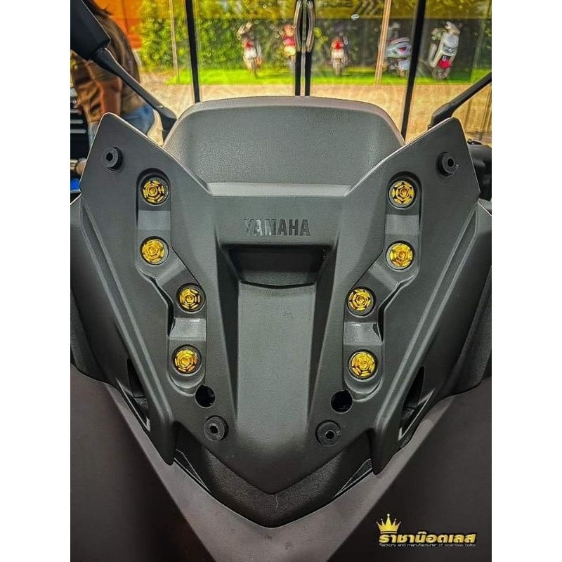 น๊อตยึดชิวด้านใน X maxปี23 /24/25 +เมีย เลือกแบบในตัวเลือก(ชุด 12ชิ้น)