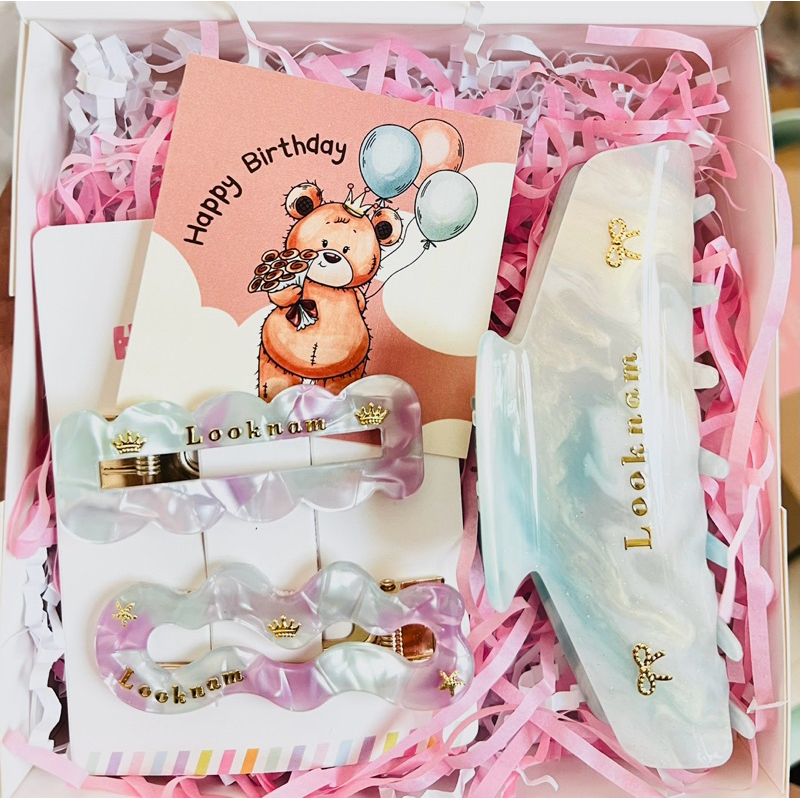 โปรเซตคู่🧸กิ๊บติดชื่อขนาด10.5ซม. ตกแต่งฟรี🎀 ❌เซต2ชิ้น❌คละแบบกิ๊บเล็กหนึ่งคู่โทนสีเดียวกัน แจ้งโทนสีในแชท