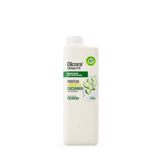 Dicora Urban Fit Bath Gel Proteins Yogurt & Cucumber 750 ml