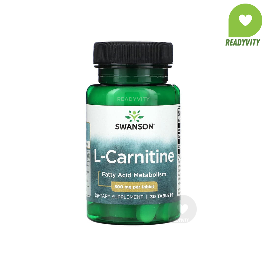 Swanson, L-Carnitine, 500 mg, 30 Tablets