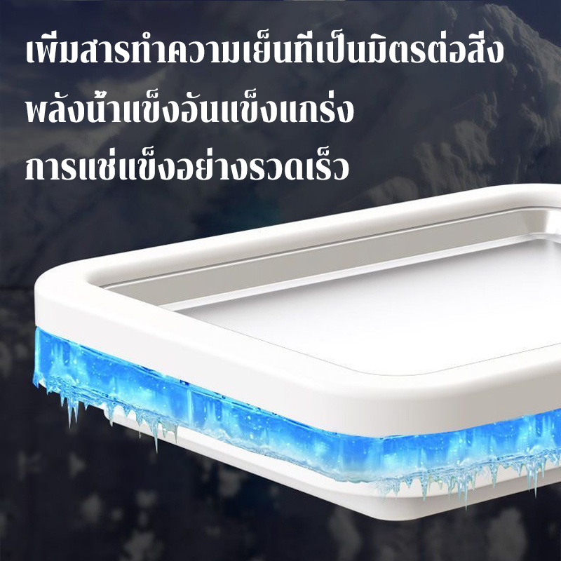 🍦เครื่องผัดไอศครีม ครื่องทำไอติมผัด สีชมพู/สีขาวไม่ต้องใช้ปลั๊กไฟ DIY  ที่ทำไอติม - รูปที่ 5