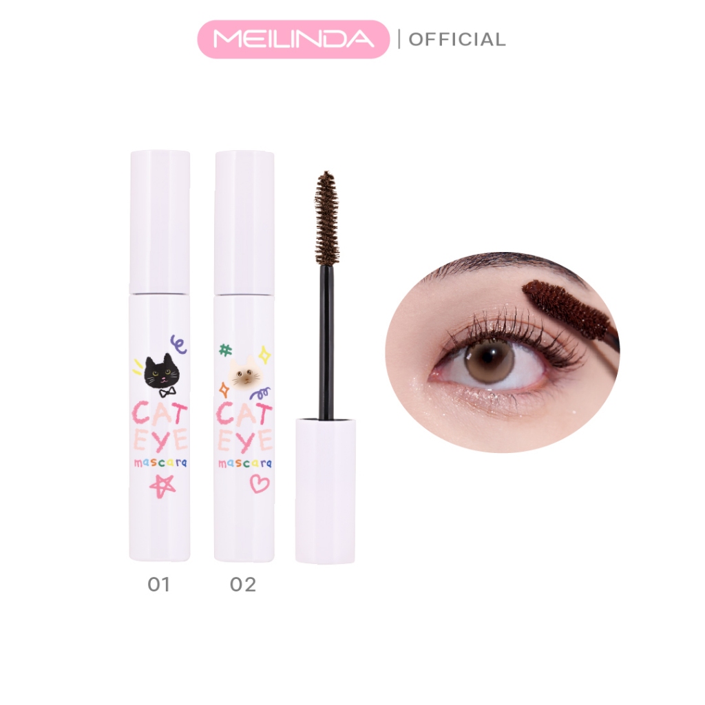 MEILINDA Cat Eye Mascara (มาสคาร่าปัดขนตา)MC6026