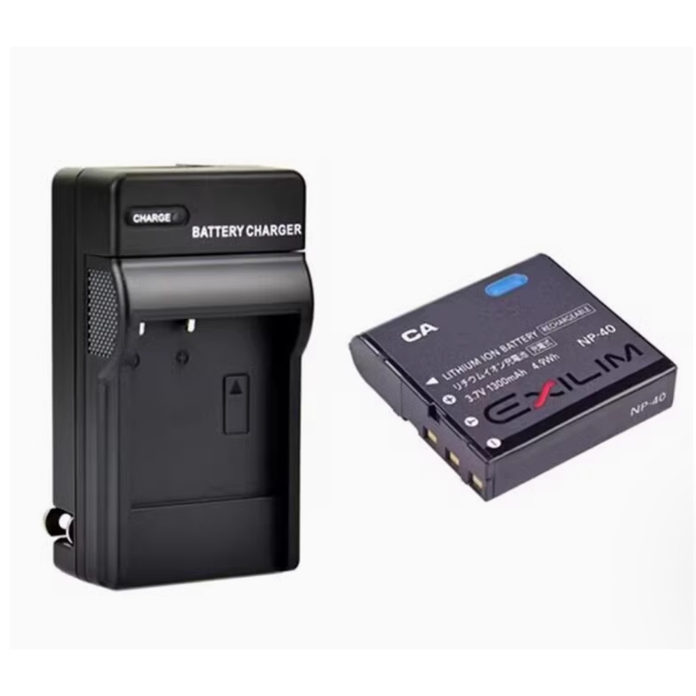 ใหม่ Original Casio EX-Z30 Z40 Z500 Z600 Z700 Z750 กล้อง NP-40 แบตเตอรี่ + ที่ชาร์จ