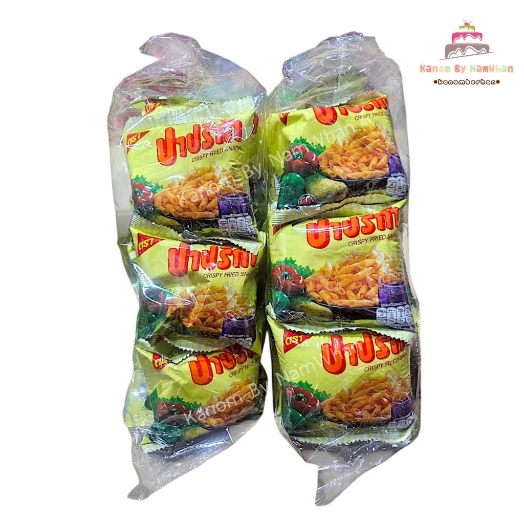 ขนมห่อจิ๋ว ปาปริก้า โปเต้  ขนมย้อนวัย ขนมยุค 90s กรอบอร่อย ขนาดบรรจุ 6.5 กรัม
