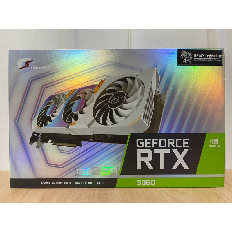 VGA (การ์ดแสดงผล) COLORFUL IGAME GEFORCE RTX 3060 ULTRA W OC DDR6 - 12GB (มือสอง) ประกันร้าน 3เดือน