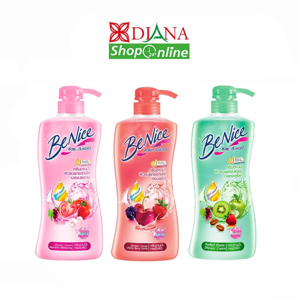 Benice ครีมอาบน้ำหัวปั้ม 400ml