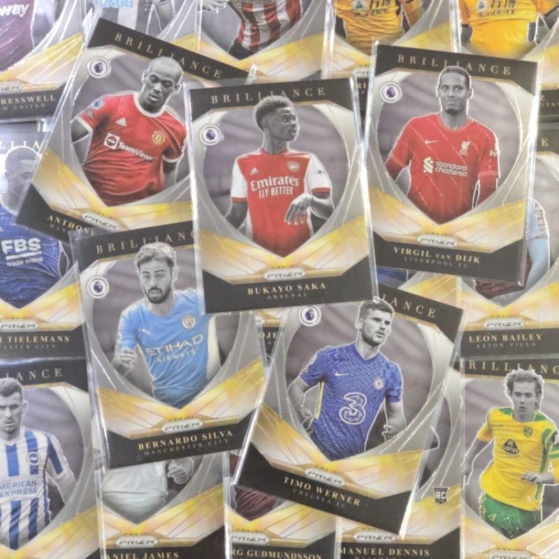 การ์ดบอล Prizm EPL​ ใบ INSERT​ Brilliance​