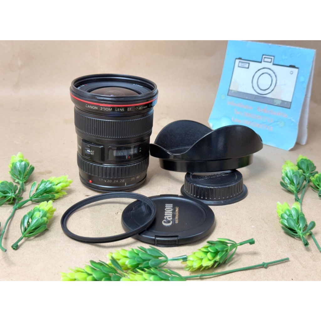 Canon EF 17-40 f4L USM พร้อมฮูด   เลนส์วาย