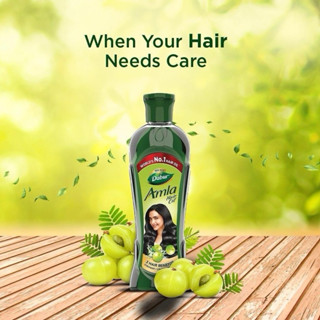 (ของแท้) Dabur Amla Hair Oil น้ำมันหมักผม ช่วยผมยาว ดก ดำ