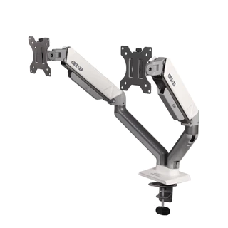 แขนจับจอมอนิเตอร์ ERGONOZ Core Twin Monitor Arm (EGN-CORE-D-G) Space Grey & White by Banana IT