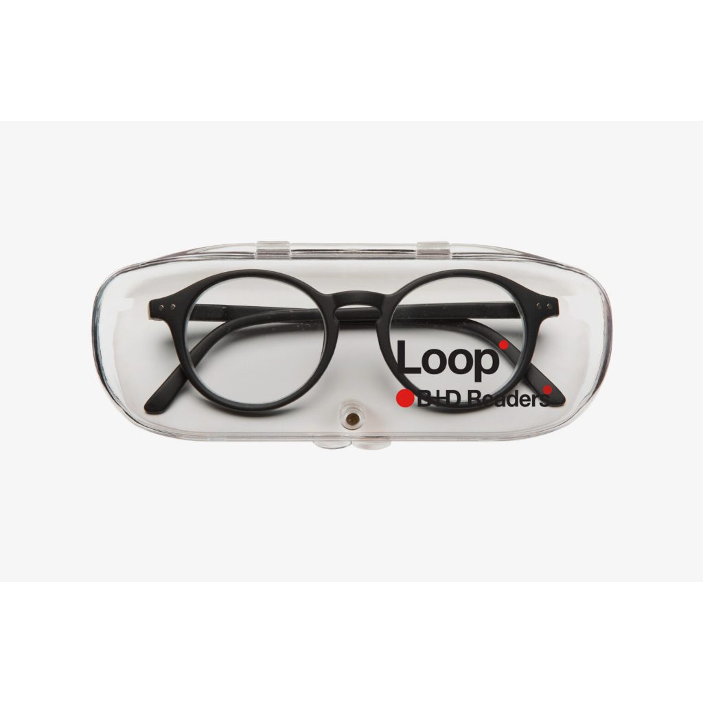 B+D نظارة قراءة LOOP READER — أسود مطفي — صورة 4