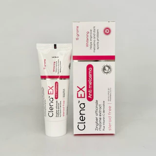 Clena EX Anti Melasma 15g คลีน่า เอ็กซ์ พลัส วิตามินซี ไม่มีสเตียรอยด์ ฝ้า จุดด่างดำ