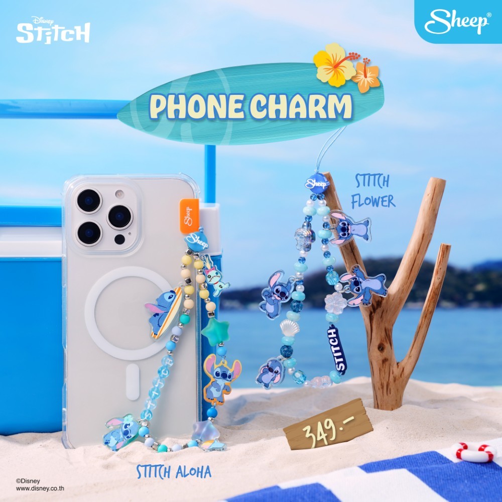 [Strap Stitch] Disney Stitch Collection สายคล้องมือถือ Strap Phone Charm ลายสติทช์ ที่ห้อยโทรศัพท์ charm สายห้อยมือถือ