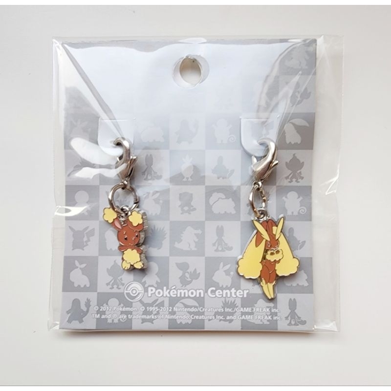 POKEMON Center Metal Charm ชาร์มโปเกม่อนลิขสิทธิ์แท้ จากญี่ปุ่น Lopunny Buneary