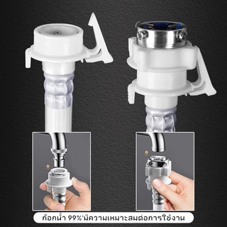 CowKing ท่อน้ำเครื่องซักผ้า ท่อน้ำดี 1.5/2 เมตร" ใช้ได้ทุกรุ่น" สายน้ำเข้าเครื่องซัก สายน้ำดีเข้าเครื่องซักผ้า ท่อน้ำดี