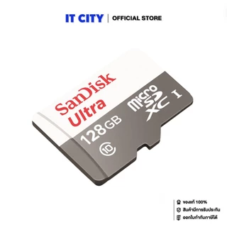 SANDISK MicroSDXC Ultra SQUNR 128GB, C10, UHS-1, 100MB/s R, 4x6, Micro SD Cards ME6-000926
