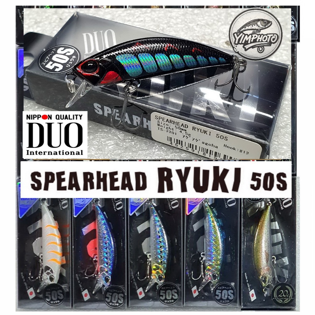 DUO Spearhead Ryuki 50s 4.5g. เหยื่อปลอม ดูโอ สเปียร์เฮด ริวกิ ของแท้100% เหยื่อตกปลา