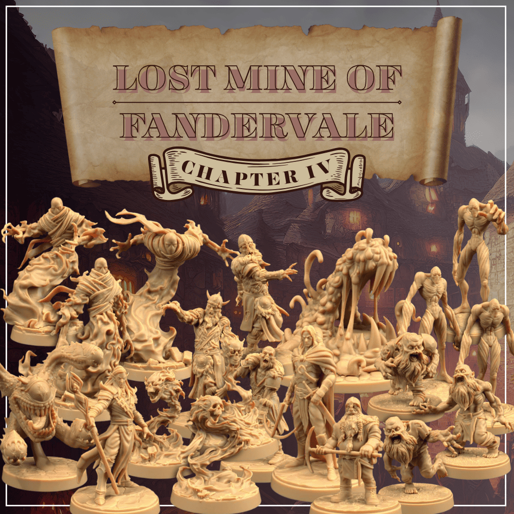 Lost Mines of Fandervale Chapter 4 - โมเดลสำหรับ DnD miniature,[Made to order ส่งพัสดุภายใน 1-3 วัน]