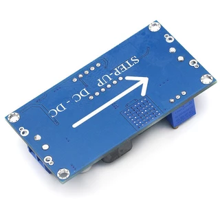XL6009 โมดูลเพิ่มแรงดัน DC-DC Step up 4-32V to 5-35V Adjustable แปลงไฟจาก Boost Converter พร้อมโวลต์มิเตอร์ LED