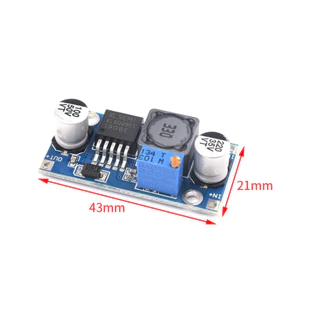 XL6009 โมดูลเพิ่มแรงดัน DC-DC Step up 4-32V to 5-35V Adjustable แปลงไฟจาก Boost Converter พร้อมโวลต์มิเตอร์ LED