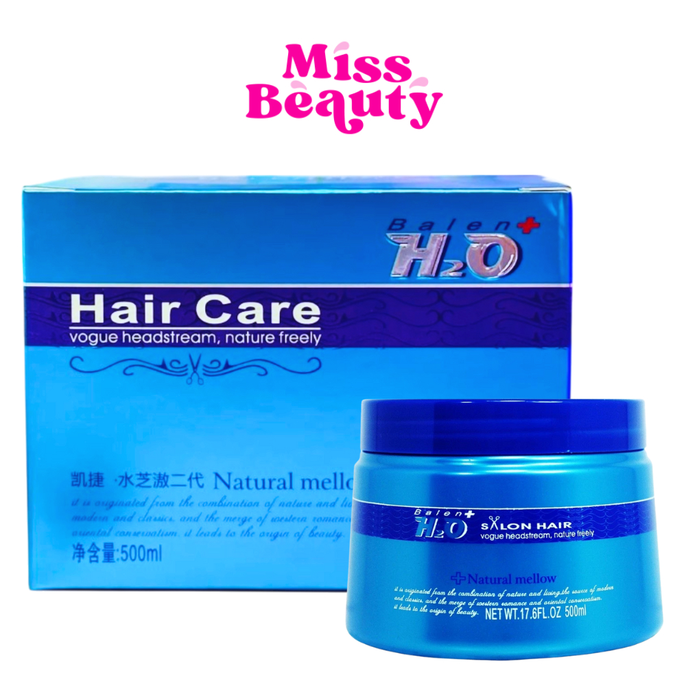 H2O Hair Care Treatment เอชทูโอ แฮร์ แคร์ ทรีทเม้นท์ สูตรล้างสารเคมี /สูตรสปาเส้นผม 500 มล.