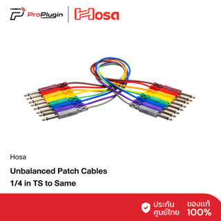 Hosa (CPP-830) Unbalanced Patch Cables, 1/4 in TS to Same (1…