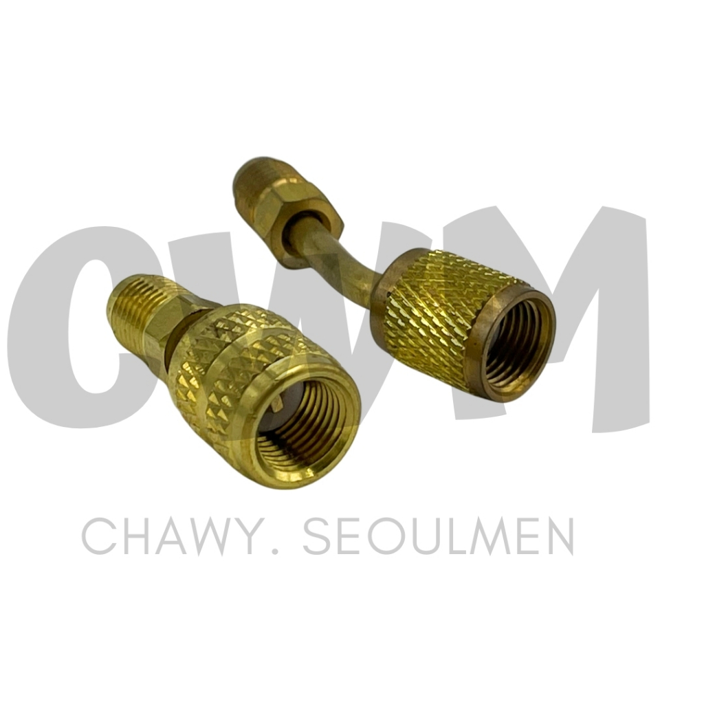 แนะนำสินค้า หัวต่อ น้ำยา R410/R32 หัวแปลงข้อต่อ หัวแปลงสายเกจ หัวต่อสายน้ำยา R22 R134a แปลงเป็นหัว R32 R410a ขนาด 1/4