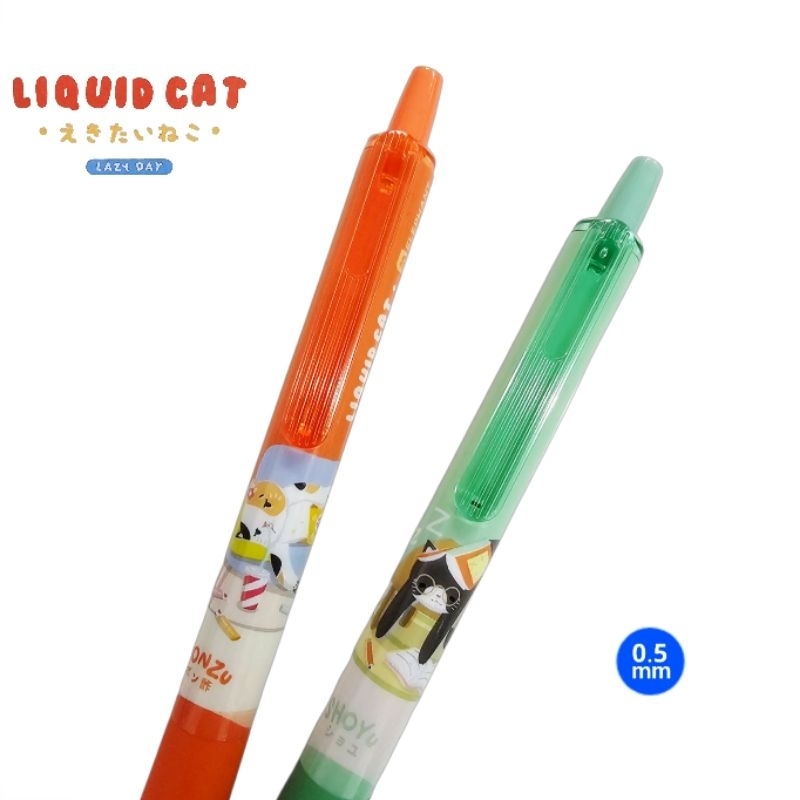 Elephant ลิควิทแคท ปากกาเจล LIQUID CAT V.2 ขนาด 0.38 มม. และ 0.5 มม. หมึกสีน้ำเงิน (ราคาต่อ 1 ด้าม) ราคา ถูกที่สุด ดีลบีเคเค แกลเลอรีภาพที่ 3