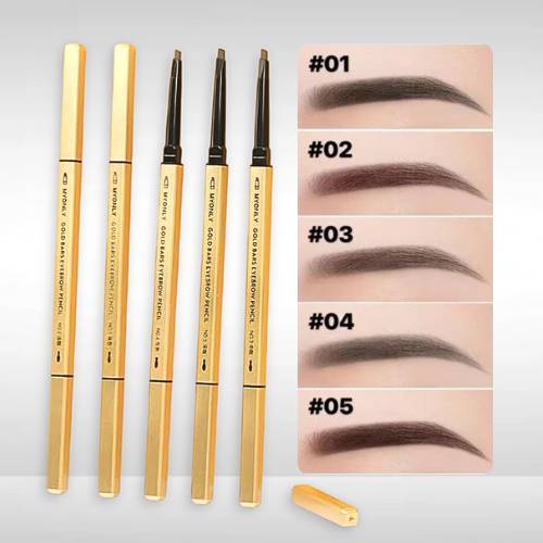 COS002 TARA ดินสอเขียนคิ้ว 2 in 1 มีแปรงปัดคิ้วในตัว หัวดินสอเขียนง่าย สีคมชัดดูเป็นธรรมชาติ กันน้ำ ติดทนยาวนานตลอดวัน