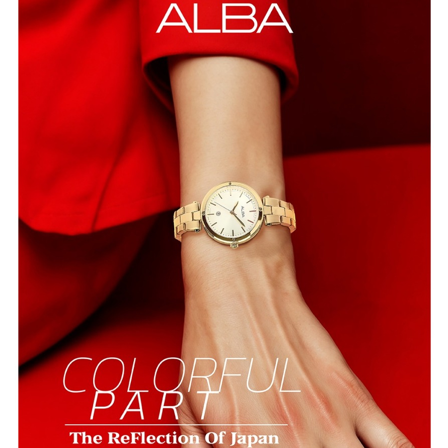 ALBA นาฬิกาข้อมือผู้หญิง Ikebana Quartz รุ่น AH7DD4X / AH7DD6X /  AH7DE1X [ขนาด 32 มม]