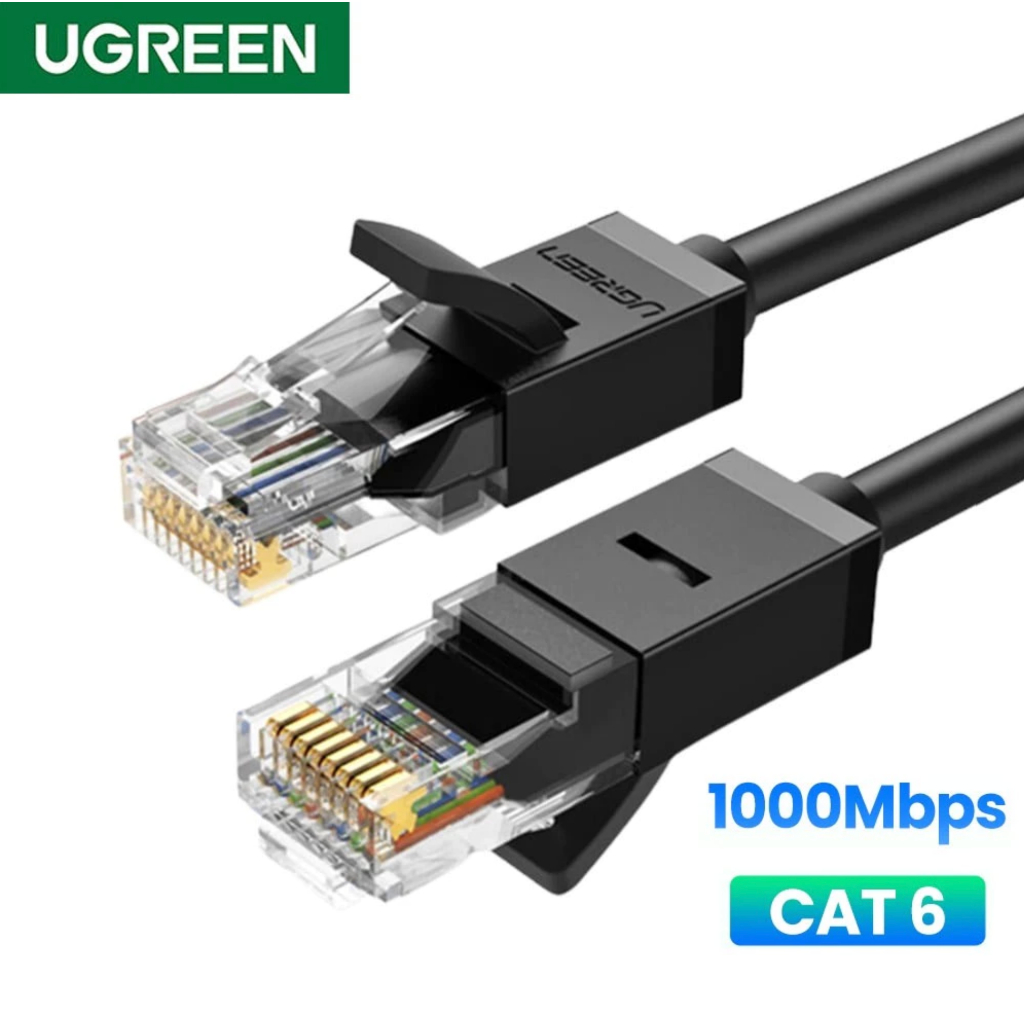 UGREEN รุ่น NW102 สายแลน Cat6 Ethernet Cable Gigabit RJ45 Network Wired Lan Cable รองรับ 1000MB