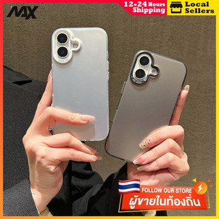 เคสโทรศัพท์มือถือ ซิลิโคนแข็ง  กันกระแทก หรูหรา สําหรับ สีดำ  IPhone 13 15 7Plus 14 12 11 Pro MAX 8 6 7 6S Plus X XR XS