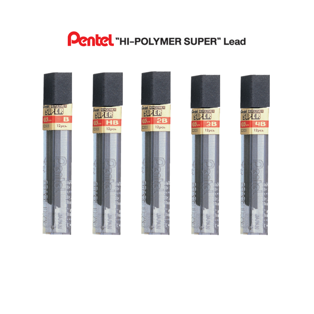ไส้ดินสอกด รุ่น C505 , PPR ขนาด 0.5 มม. 12ไส้ Pentel/ ชิ้น