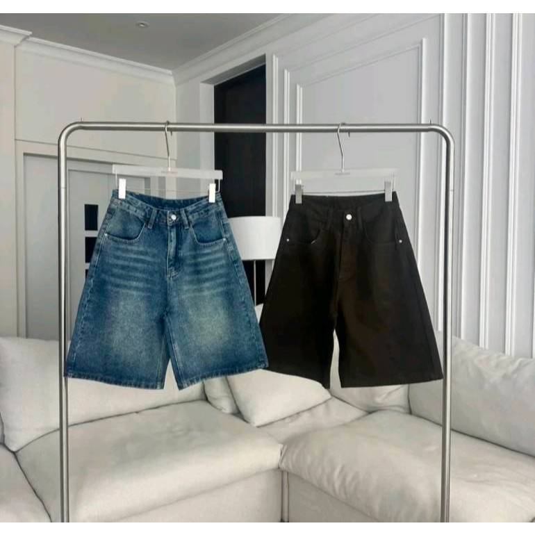 PTJ30252 กางเกงยีนส์ Jorts Jeans PROMTHONG