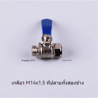 บอลวาล์วพ่นยาผู้-เมีย/ ก๊อกพ่นยา ผู้-เมีย (แสตนเลส/ทองเหลือง)ใช้กับเครื่องพ่นยา 767, ปั้มพ่นยา 3 สูบ