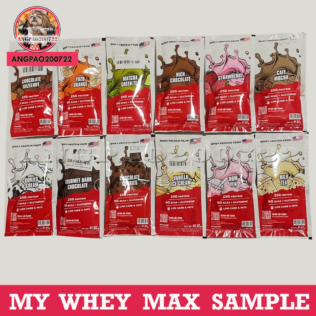 🔥BAAM MY WHEY MAX เวย์โปรตีนแบบซองขนาดทดลอง🔥(exp.03/28)