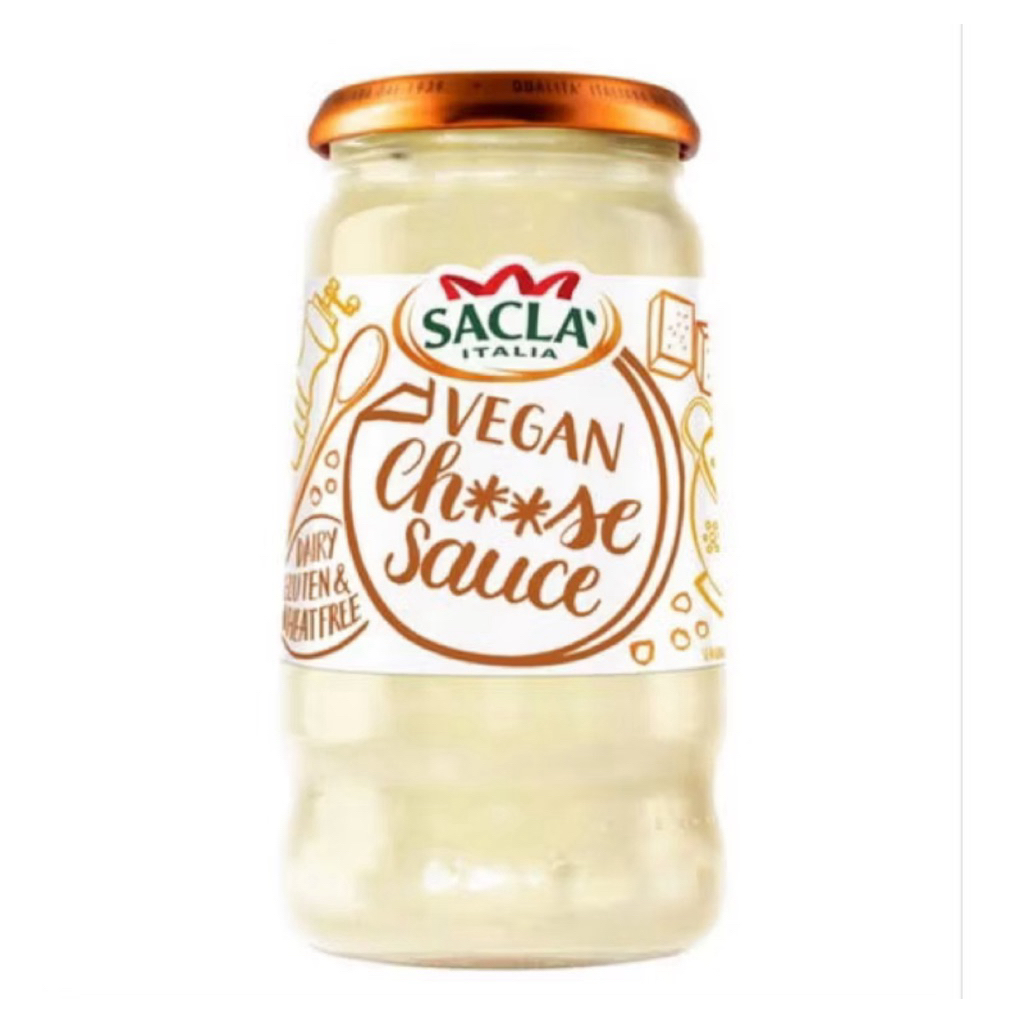 [ส่งด่วน] - Sacla Vegan Cheese/Basil Pesto/Tomato Pesto Sauce 350g. ซอสซาคลาวีแกนชีส บราซิล มะเขือ