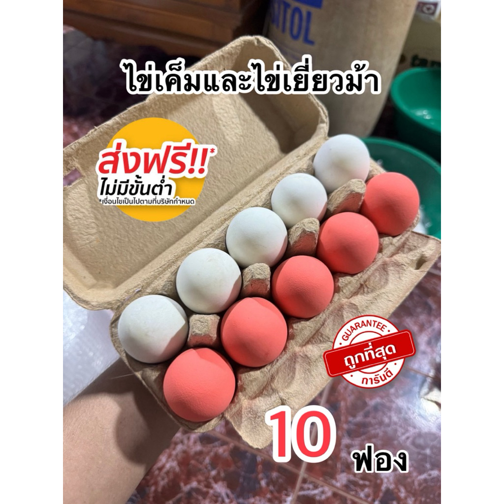 ไข่เค็ม5ฟอง ไข่เยี้ยวม้า5ฟอง ส่งฟรี