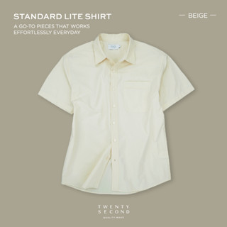 TWENTYSECOND เสื้อเชิ้ตแขนสั้น ผ้าคอตต้อน รุ่น Standard Lite…