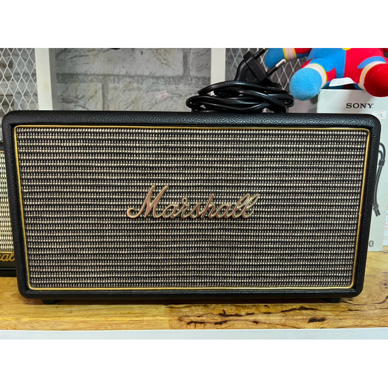 Marshall  stanmore Multi-Room มือ 2 สภาพโดยรวมสวยสวยอุปกรณ์มีตัวเครื่องกับสายไฟเครื่องศูนย์ไทยASH หม