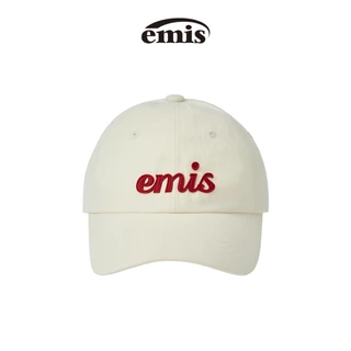 EMIS - APPLIQUE BALL CAP (BEIGE ,BLACK ,BLUE ,BLUE GRREN ,CREAM ,GREEN ,KHAKI ,LIGHT BLUE ,NAVY , PINK , RED ,YELLOW)